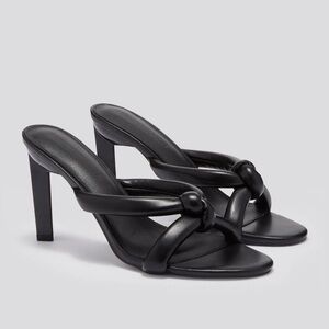 Gabrielle union Elegant Black Women's Heeled Sandals size 7